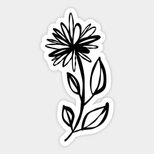 Lonely flower Sticker